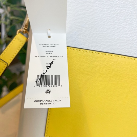 🔥NeW! $528 Tory Burch Novelty Bucket Bag - Picture 11 of 16